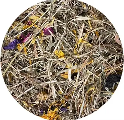 Utopia timothyhooi met bloemen 450 g – voor konijnen en knaagdieren - Afbeelding 4
