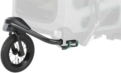 Trixie joggingkit voor fietskar grijs/salie 62 x 80 x 92 cm