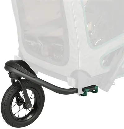 Trixie joggingkit voor fietskar grijs/salie 71 x 85 x 95 cm