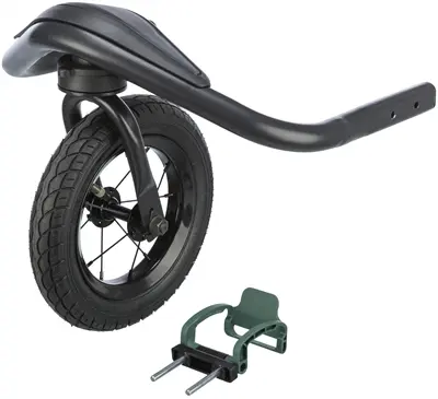 Trixie joggingkit voor fietskar grijs/salie 71 x 85 x 95 cm - Afbeelding 2