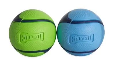 Chuckit Sniff Fetch bal M 6 cm pindakaas en bacon – 2 stuks