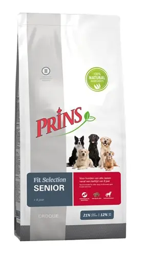 Prins hondenvoer Fit Selection Senior 15 kg – krokante brok