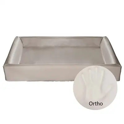 Bia Bed orthopedische hondenmand taupe 100 x 80 x 15 cm – maat 6
