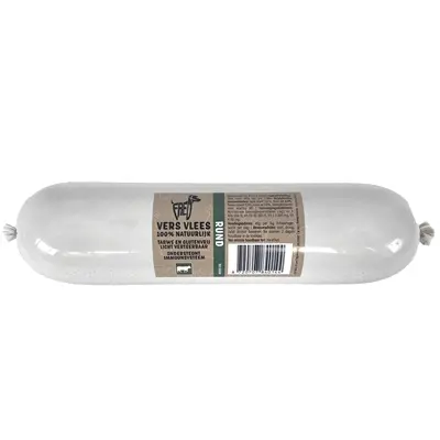 Freds gestoomde vleesworst rund 900 g – tarwe- en glutenvrij