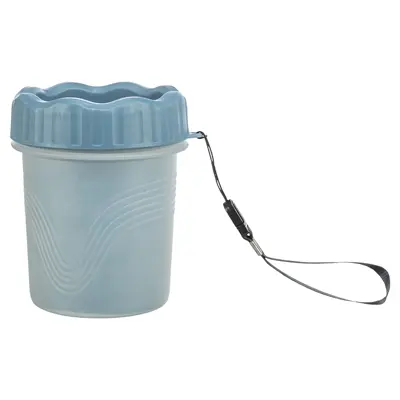 Trixie pootreiniger hond siliconen blauw 11 cm – small/medium