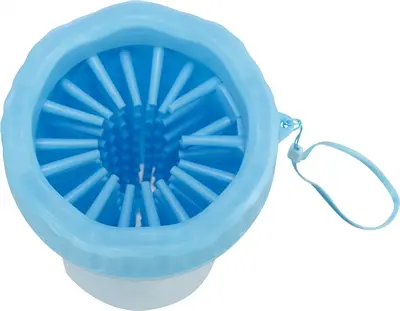 Trixie pootreiniger hond silicone blauw 15 cm – maat M/L - Afbeelding 5
