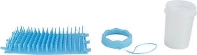 Trixie pootreiniger hond silicone blauw 15 cm – maat M/L - Afbeelding 6