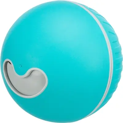 Trixie snackbal hond kunststof/TPR blauw 7,5 cm – met doolhof - Afbeelding 2