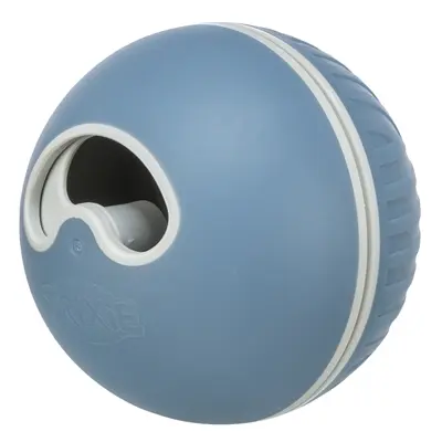 Trixie snackbal hond kunststof/TPR blauw 7,5 cm – met doolhof - Afbeelding 3