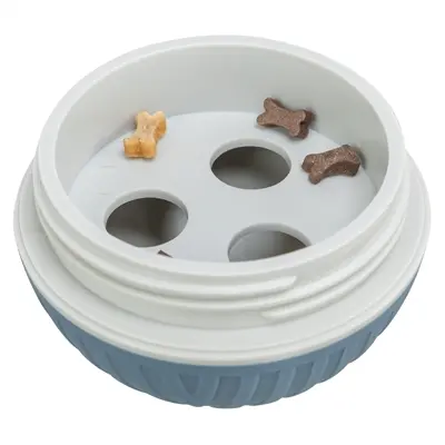 Trixie snackbal hond kunststof/TPR blauw 7,5 cm – met doolhof - Afbeelding 7