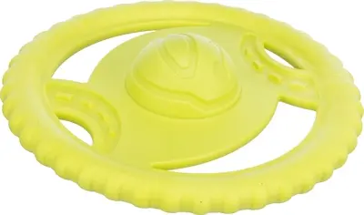 Trixie Aqua hondenspeelgoed schijf TPR geel 20 cm – drijvend - Afbeelding 4