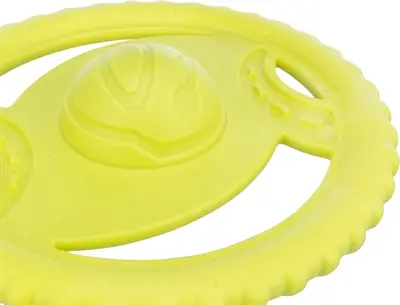 Trixie Aqua hondenspeelgoed schijf TPR geel 20 cm – drijvend - Afbeelding 5