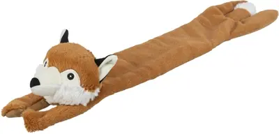 Trixie Be Eco hangende vos 50 cm – hondenspeelgoed met geluid en folie