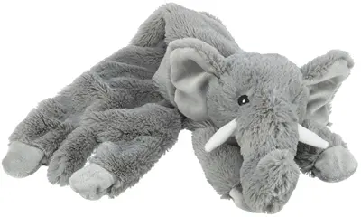 Trixie Be Eco hangende olifant 50 cm – gerecycled pluche, geluidloos - Afbeelding 4