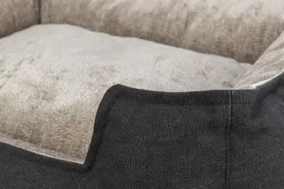 Trixie Be Nordic hondenmand Fohr zwart/zand 60 x 50 cm – antislip - Afbeelding 4