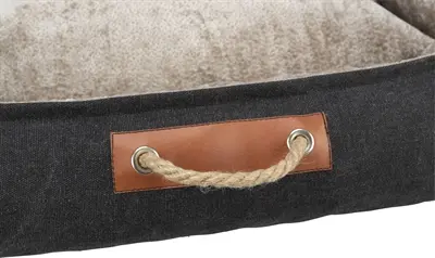 Trixie Be Nordic hondenmand Fohr zwart/zand 60 x 50 cm – antislip - Afbeelding 5