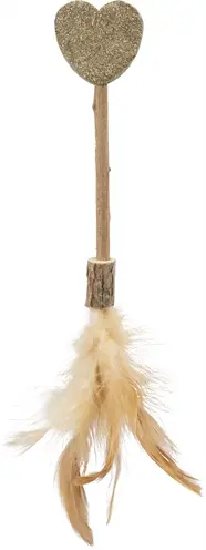 Trixie Matatabi Lolly hart met veren 23 cm – matatabi en catnip