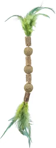 Trixie matatabi ketting met catnip en veren 38 cm – kattenspeelgoed