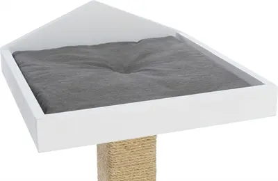Trixie Be Nordic krabpaal Jonte grijs/wit 115 cm – met huisje - Afbeelding 6