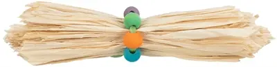 Trixie speelrol voor knaagdieren en konijnen maïsblad en hout 16 x 4 cm
