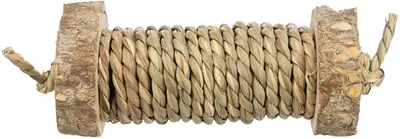 Trixie speelrol van zeegras en hout 5 x 18 cm – voor knaagdieren