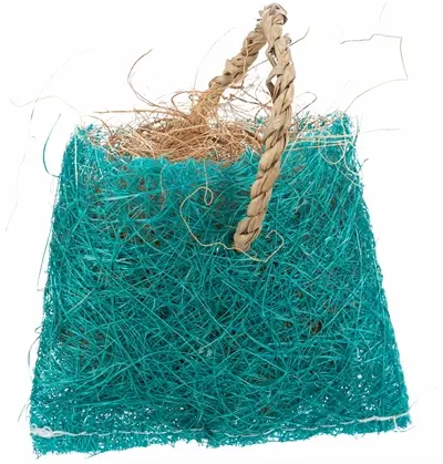 Trixie snackzak voor knaagdieren kokos en sisal 10 x 13 cm – 4 stuks - Afbeelding 2