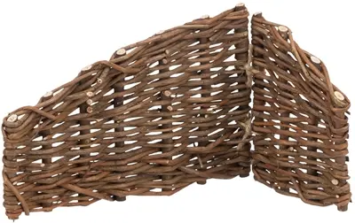Trixie hoekelement voor muizen en hamsters wilg 20 x 10 x 13 cm