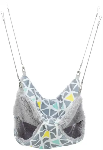 Trixie hangmat Sunny 30 x 30 cm – pluche, 2 verdiepingen