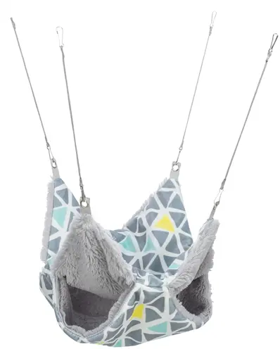 Trixie hangmat Sunny 30 x 30 cm – pluche, 2 verdiepingen - Afbeelding 4