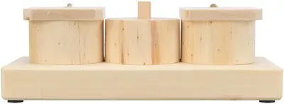 Trixie Snack Cups hout – spel voor ratten en konijnen - Afbeelding 4