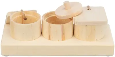 Trixie Snack Cups hout – spel voor ratten en konijnen - Afbeelding 5