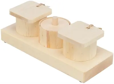 Trixie Snack Cups hout – spel voor ratten en konijnen - Afbeelding 7