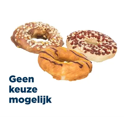 Trixie kauwdonuts voor honden mix 10 cm – 50 stuks, glutenvrij