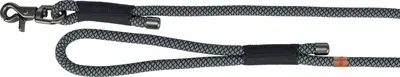 Trixie Soft Rope hondenriem zwart/grijs 100 x 1 cm - Afbeelding 3