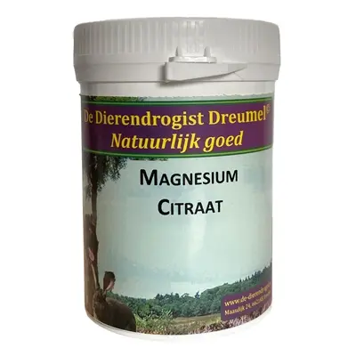 Dierendrogist magnesium citraat 100 g – supplement voor hond, kat en paard