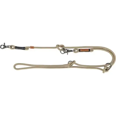 Trixie Be Nordic hondenriem verstelbaar zand/zwart 200 x 0,8 cm