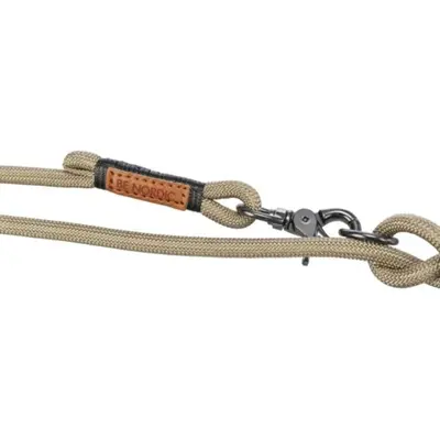 Trixie Be Nordic hondenriem verstelbaar zand/zwart 200 x 0,8 cm - Afbeelding 2