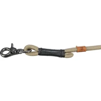 Trixie Be Nordic hondenriem verstelbaar zand/zwart 200 x 1,3 cm - Afbeelding 2