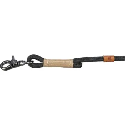 Trixie Be Nordic hondenriem verstelbaar zwart/zand 200 x 1,3 cm - Afbeelding 3