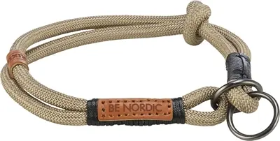 Trixie Be Nordic half-slip halsband zand/zwart 35 x 0,6 cm