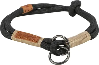 Trixie Be Nordic half-slip halsband zwart/zand 35 x 0,6 cm