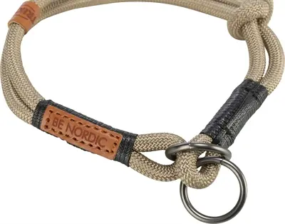 Trixie Be Nordic half-slip halsband zand/zwart 40 x 0,8 cm - Afbeelding 3