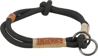 Trixie Be Nordic half-slip halsband zwart/zand 55 x 1,3 cm - Afbeelding 2