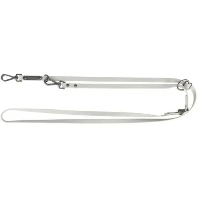 Trixie Citystyle hondenriem verstelbaar PVC lichtgrijs 200 x 1,3 cm