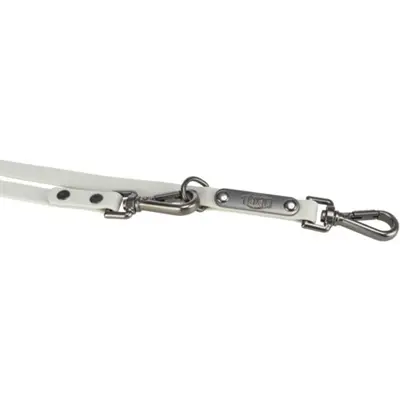 Trixie Citystyle hondenriem verstelbaar PVC lichtgrijs 200 x 1,3 cm - Afbeelding 2