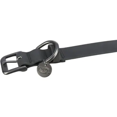 Trixie Citystyle halsband hond PVC zwart 35-42 x 2 cm - Afbeelding 3