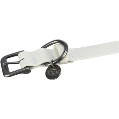 Trixie Citystyle halsband hond PVC lichtgrijs 35-42 x 2 cm - Afbeelding 3