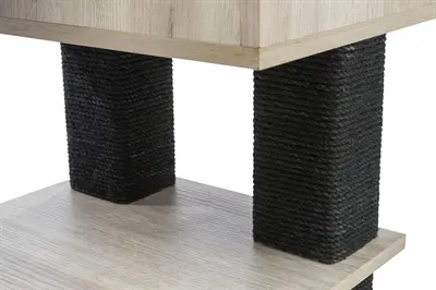 Trixie krabpaal Citystyle grijs/zwart 98 cm – met grot en hangmat - Afbeelding 7