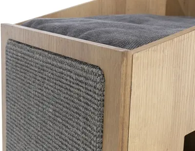 Trixie krabpaal Citystyle Cat Tower bruin/grijs 41 x 38 x 105 cm - Afbeelding 7