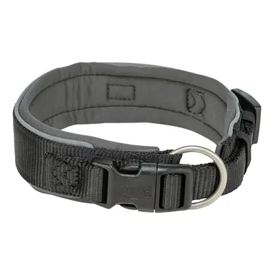 Trixie Premium half-slip halsband extra breed zwart 46-55 x 5 cm - Afbeelding 2